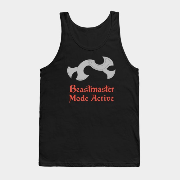 Beastmaster Mode Active Tank Top by GeekGiftGallery